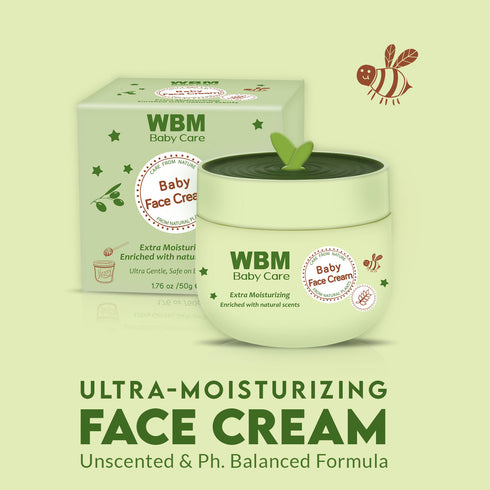 Baby Face Cream - 1.76 oz |3 Pack | WBM BABY CARE
